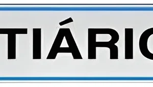 Placa Vestiario Masculino 5x25cm - Sinalize