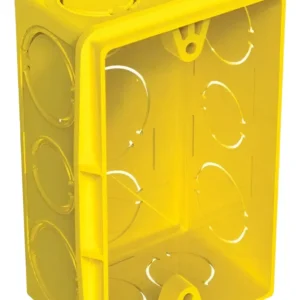 Caixa de Luz Pvc Amarela 4x2 - Tigreflex