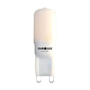 Lâmpada de LED Halopin Bipino 2,5W Branca 220V G9 - Ourolux