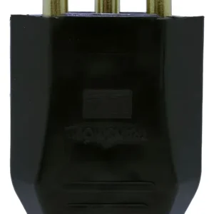 Plug Macho 2P+T 20A Preto 11118 - Transmobil