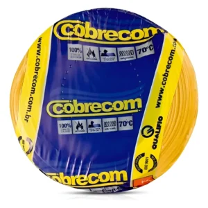 Cabo Flexível 1,5mm 100 Metros Amarelo - Cobrecom