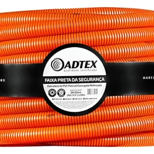 Conduite Corrugado Laranja 25mm 3/4 10 Metros - Adtex