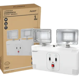 Luz de Emergência LED 18W 2 Farois - Avant