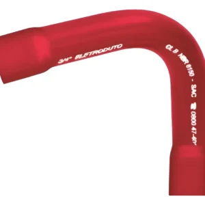 Curva Vermelha 90° 3/4 - Eletromax