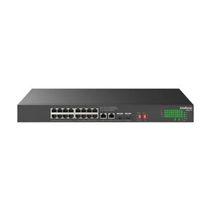 Switch Não Gerenciável PoE 16 Portas Giga + 4P Uplink S1120G-PA - Intelbras