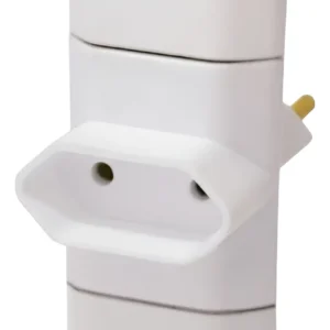 Plug 3 Saidas 10A Branco 245 - Perlex