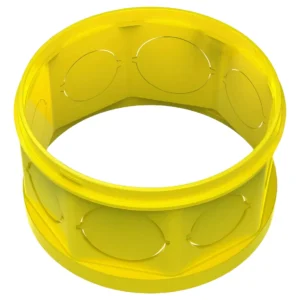 Caixa de Luz Pvc Amarela Prolongador - Tigreflex