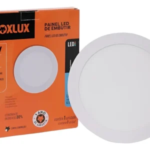 Luminaria de LED Embutir Redondo 18W 6500K 22cm - Foxlux
