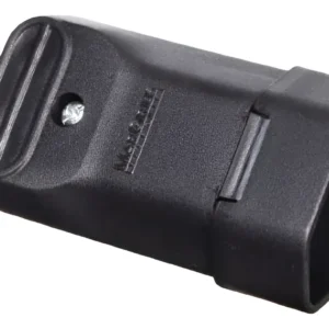 Plug Femea 2P+T 10A Preta TMD1-3 Com 10 - Margirius