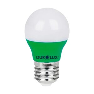 Lâmpada De Led Bolinha 3w Verde - Ourolux