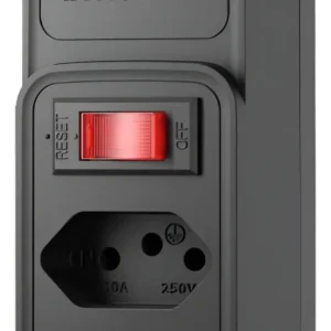 ADAPTADOR 02 TOMADAS 02 USB EAC202 PT (INTELBRAS-SC)(PP)