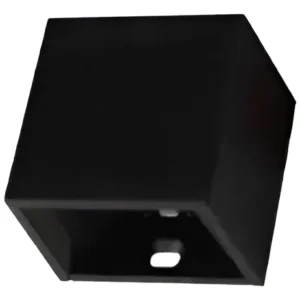 Arandela de LED Focus Mini Preta 8W Amarela - Gaya