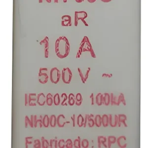 Fusível Nh00 10a Ultra Rápido - Negrini