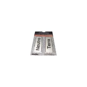 Placa Neutro/Terra 6x15cm - Sinalize