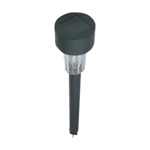 Balizador Solar de LED Espeto ABS Preto 1W Branco - Gaya
