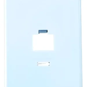 Placa 1 Modulo RJ Branca 1/2-3/4 - Eletromax