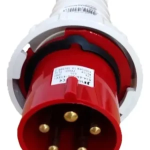 Plug Industrial 3p+t+n 63a 380v 6h Vermelho 035 - Jng