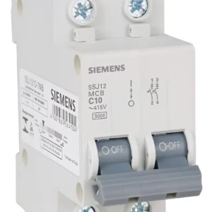 Disjuntor Bipolar 10A Curva C S5J1 - Siemens