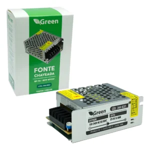 Fonte de Alimentação 12V 5A 60W Bivolt - Green Metal