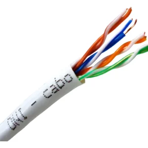 Cabo CFTV 4P Trancado 305Mts Branco UTP - DNI