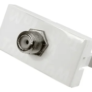 Modulo Tv Tomada Coaxial Branco - Blux Home