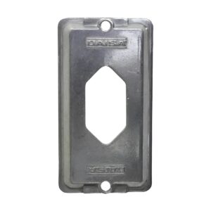 Placa Para Condulete 3/4 Tomada Única TM034+H - Daisa