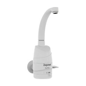 Torneira Luna Parede 4T 110V 5500W Branco - Zagonel