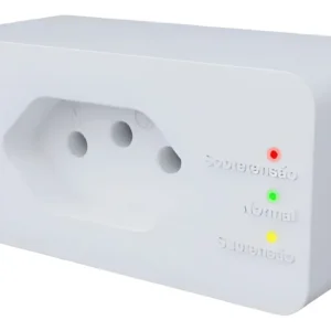 Plug Protetor Branco QPPM04B - Qualitronix