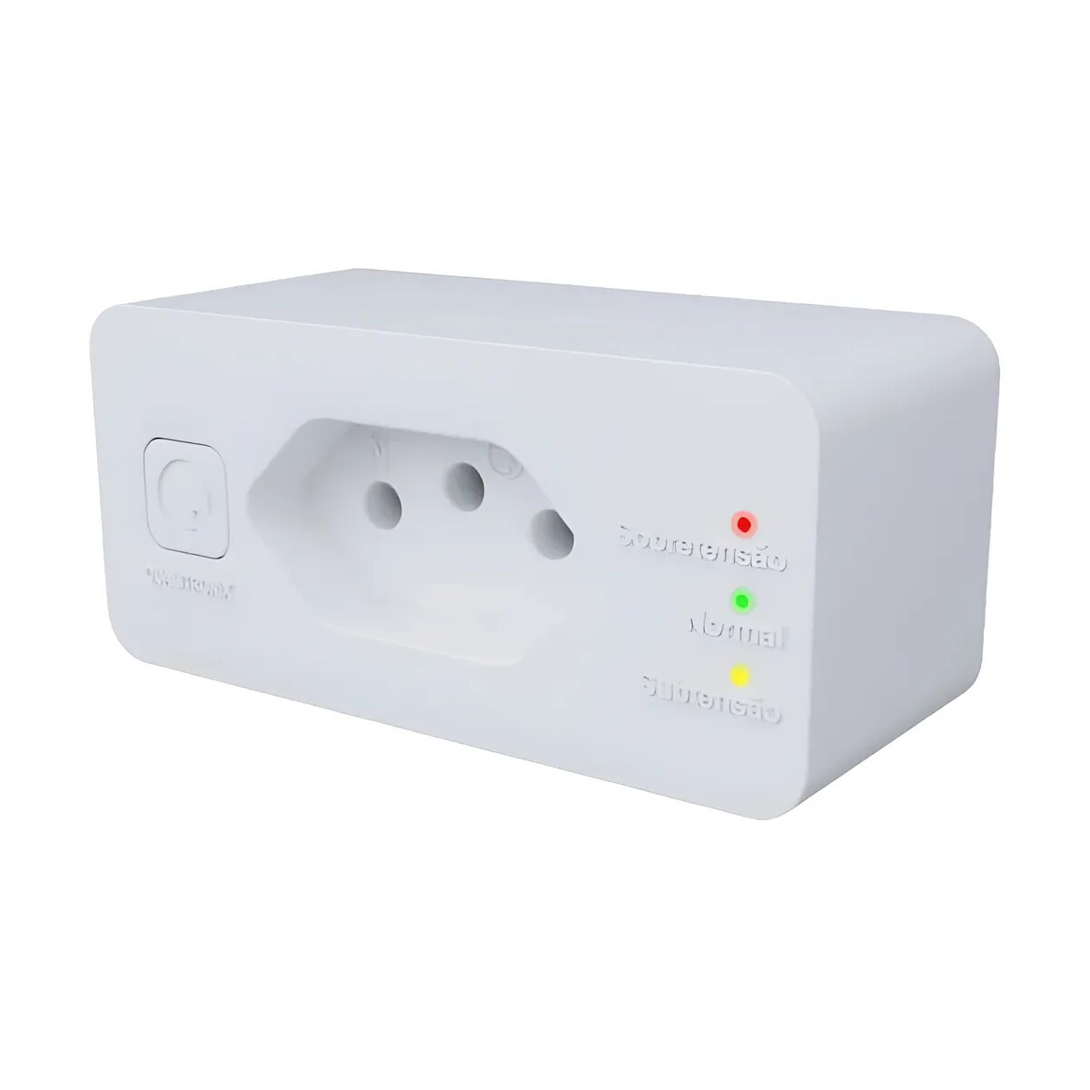 Plug Protetor Branco QPPM04B - Qualitronix