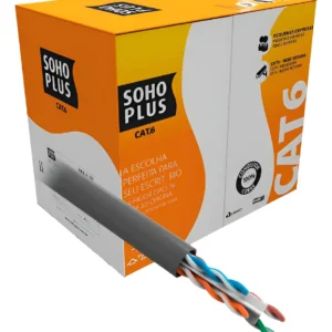 Cabo Lan 4Px24 Homologado Cat6 CMX 305Mts Cinza Furukawa