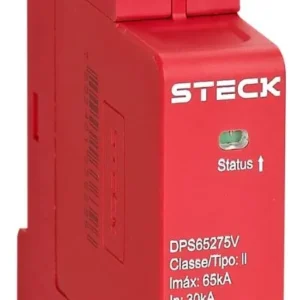 Protetor de Surto DPS65275V 65kA 275V Vermelho - Steck