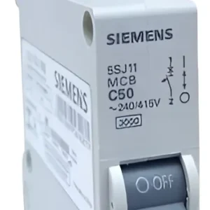 Disjuntor Tripolar 50A Curva C 5SJ1 - Siemens