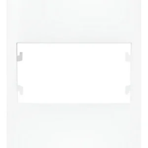 Placa Para Condulete 1 Posto Horizontal Branco - Margirius Sleek