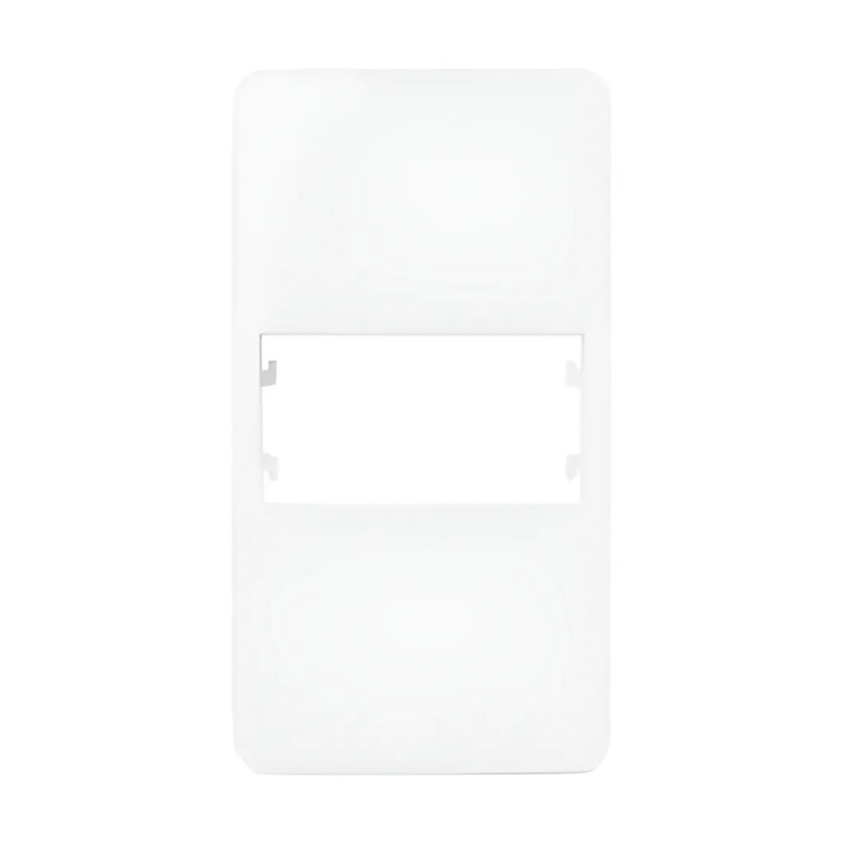 Placa Para Condulete 1 Posto Horizontal Branco - Margirius Sleek