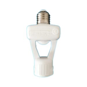 Sensor Presença Embutir C/Foto e Soq E27 QA17M - Qualitronix