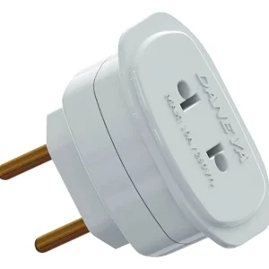 Plug Macho 2P 10A Branco - Daneva