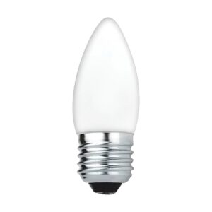 Lâmpada Vela Lisa 25W 220V Leitosa E27 - Sadokin