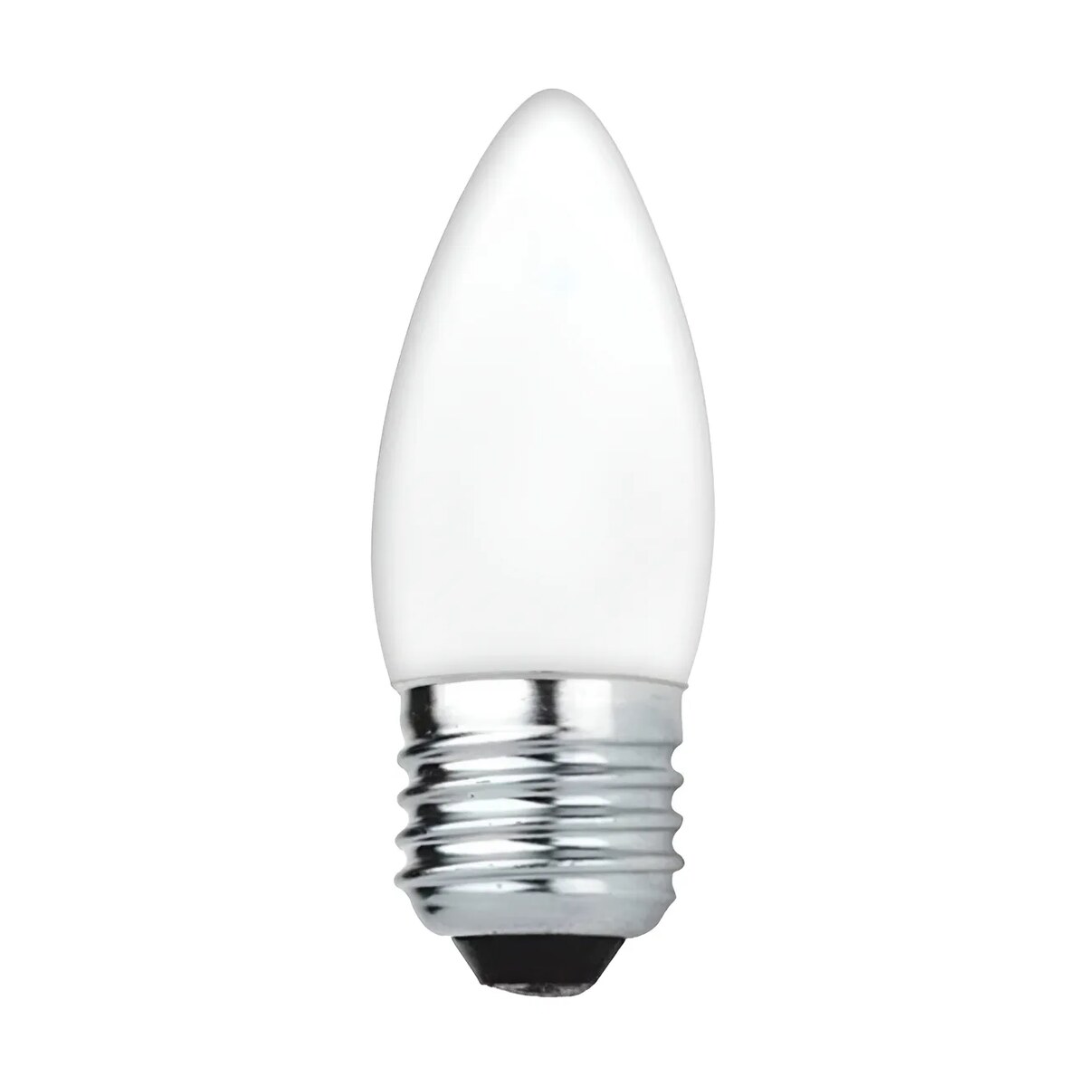Lâmpada Vela Lisa 25W 220V Leitosa E27 - Brasfort