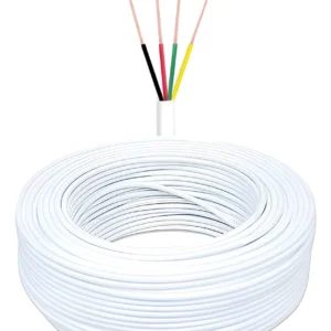 Cabo Para Alarme Ste 4 Vias Com 200 Metros Branco