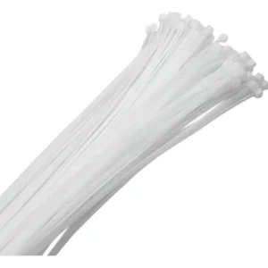 Abraçadeira Nylon 200x7,6mm Branca Com 50 - Fertak