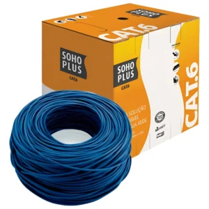 Cabo 4P Cat6 305Mts Azul - Sohoplus