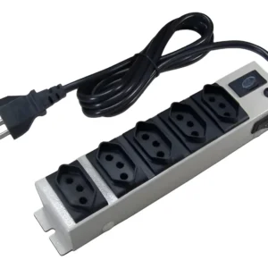 Filtro De Linha Chapa 5 Tomadas Com Fusivel Bivolt Multicraf