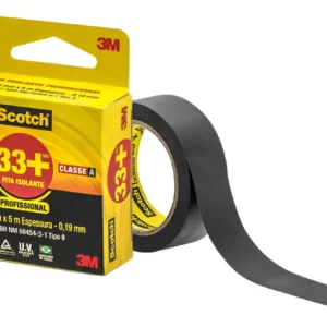 Fita Isolante Anti-chama Scotch 33+ 5 Metros - 3m
