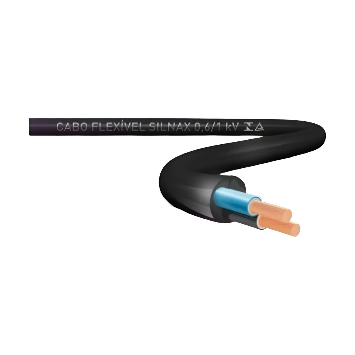 Cabo PP 1kV 2x10mm 100 Metros Preto - Sil