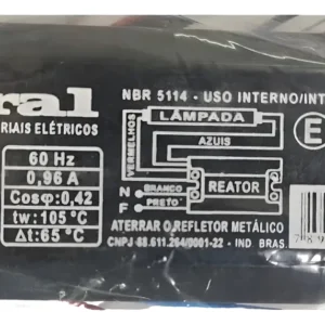 Reator Partida Rapida 40w 110v Intral
