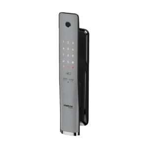 Fechadura Inteligente Push & Pull de Embutir MFR 6300 Cinza Intelbras