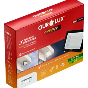 Refletor de LED Controled 100W 6500K - Ourolux