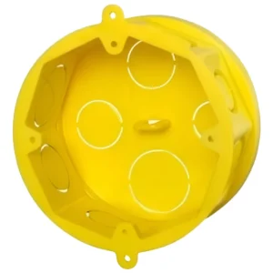 Caixa de Luz Pvc FMS Amarela - Amanco