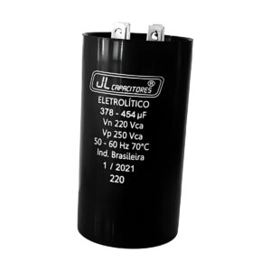Capacitor Com Suporte e Tampa 378-454 110V - JL