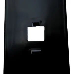 Placa 1 Modulo RJ Preta 1 - Eletromax